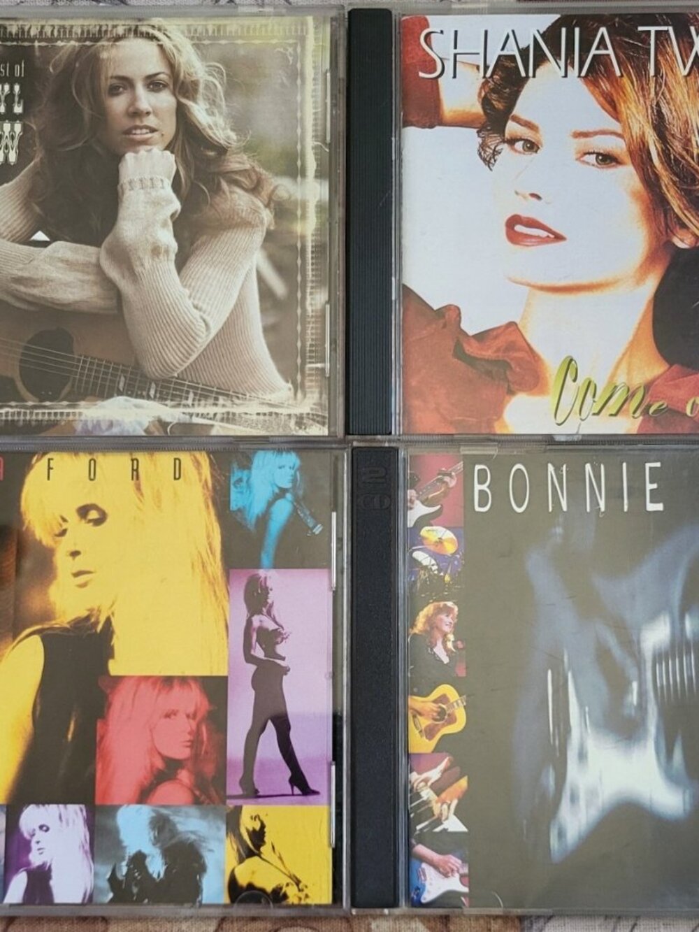 The Ladies of Pop - Lot of 4 CDs - Sheryl Crow, Shania Twain, Lita Ford, Bonnie